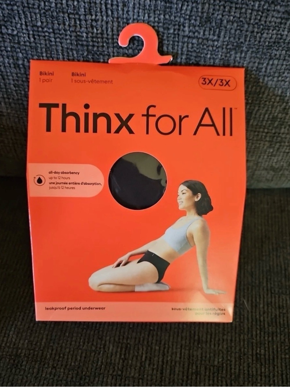 Thinx for All Bikini Period Underwear - Black